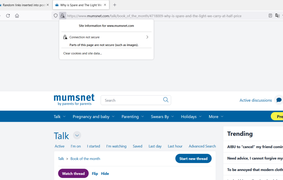 Random links inserted into posts