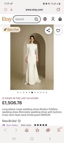 Hel0 for a wedding dress for a 50 year old bride