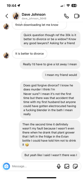 I have a scammer on Instagram- where to go from here