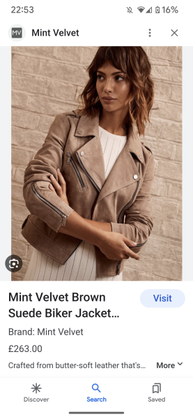 Like a leather jacket, but not a leather jacket?