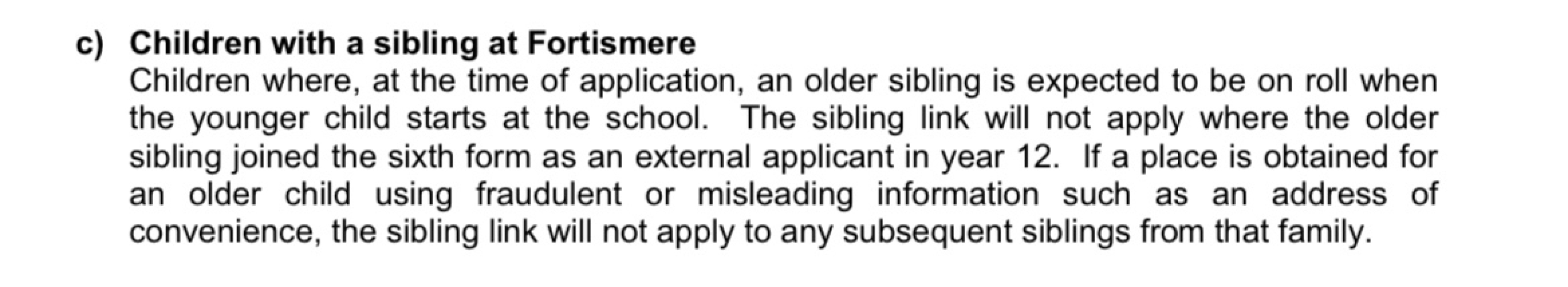 Withdrawal of high school place after 11 weeks
