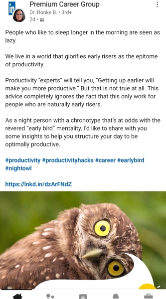To think new neighbour is a potential CF