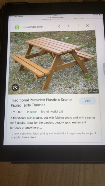 not to share my table at outdoor cafe