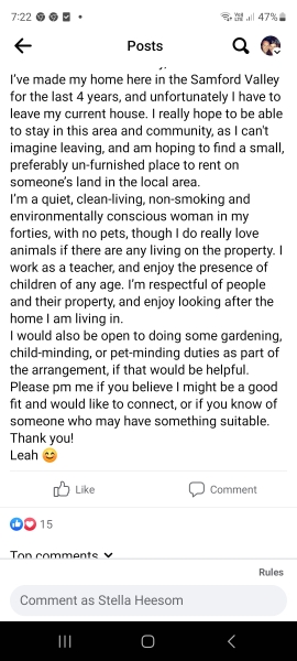 To have spent four hours crying? 