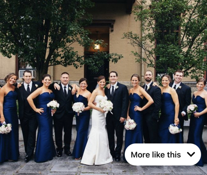 Black or Navy Bridesmaid Dresses?