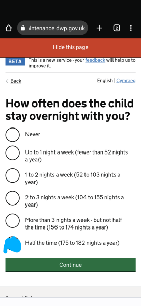 Child maintenance 
