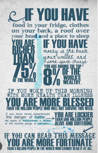 To think some people sail through life ?