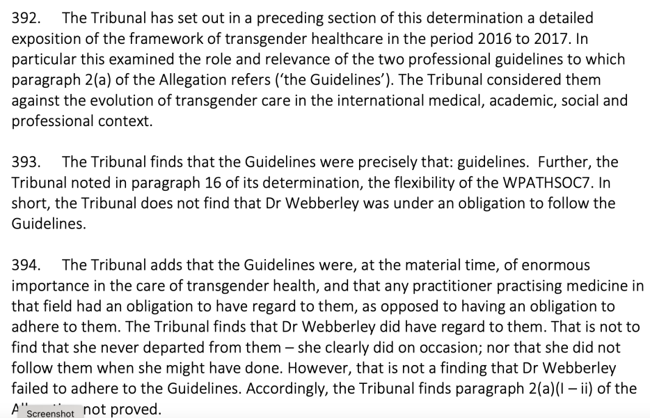 Helen Webberley Gender GP urges Dr Hillary Cass to adopt WPATH standards of care