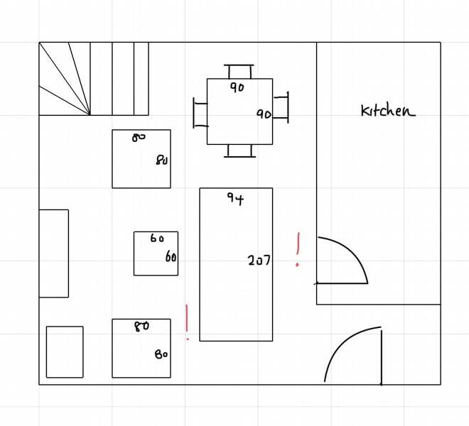 Which size sofa (with diagram)