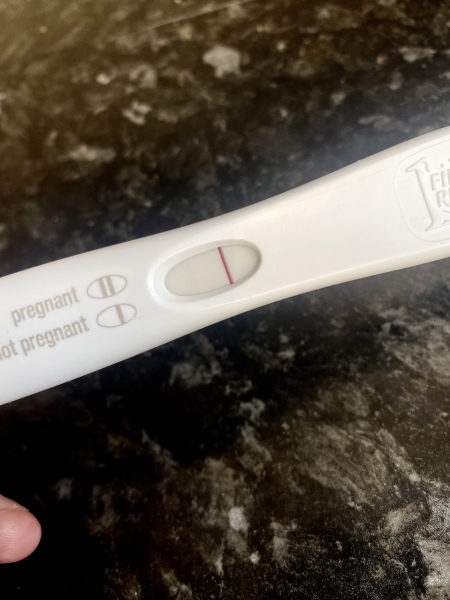Faint positive or evap line? 