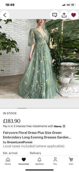 Etsy wedding dress 
