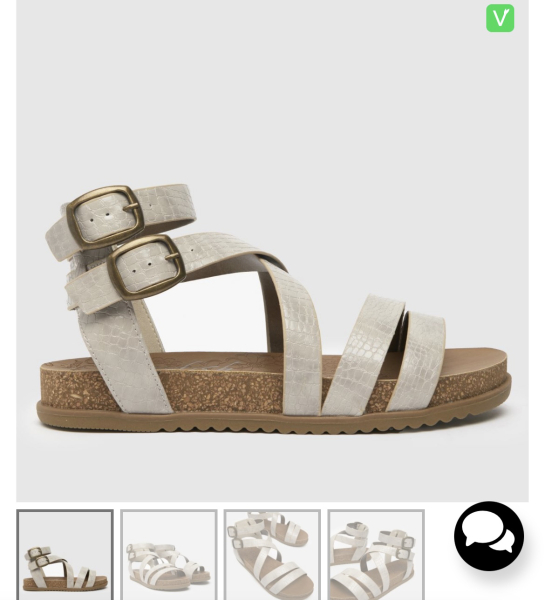 Elegant neutral cushioned sandals 