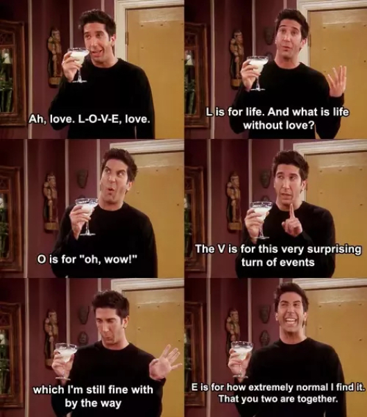Do you have a Friends reference for everything?