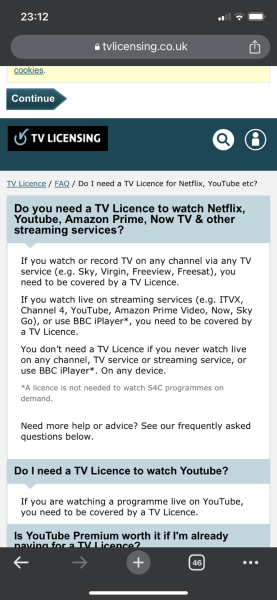 I don’t pay for a TV Lic