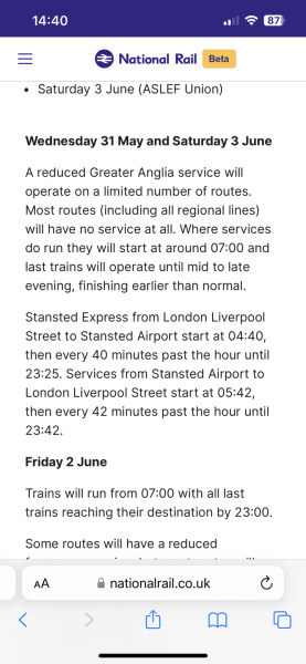 Can any Londoners help me?