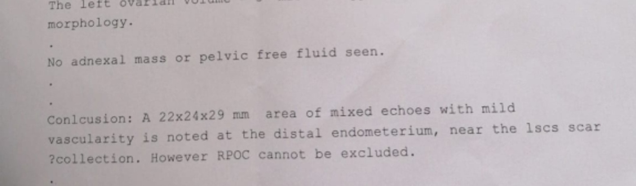 C section complications 