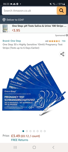 Step One Step pregnancy tests for early testing