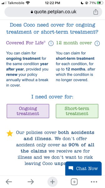 Pet insurance
