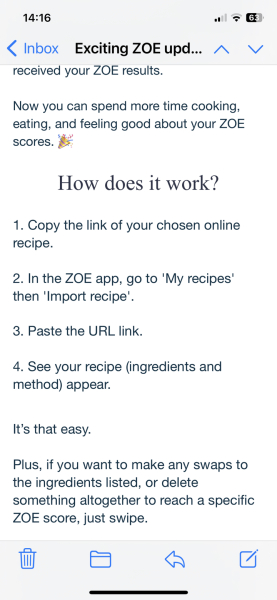 ZOE NUTRITION NEW THREAD- anyone want to join in?
