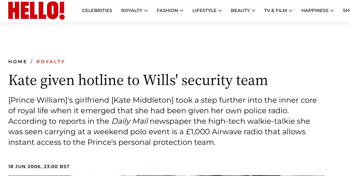 Security for Harry and Meghan not a priority
