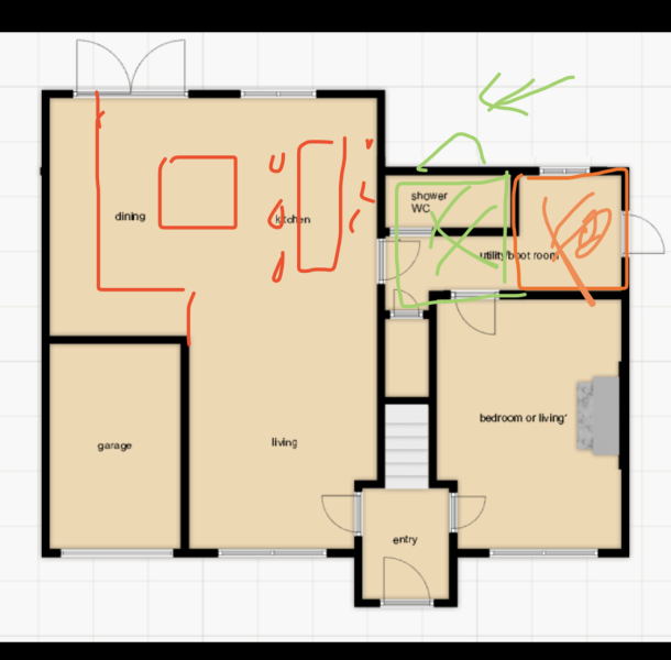 Would you rather a ground floor bedroom or an extra living room?