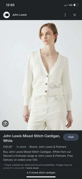 Help with cardigan