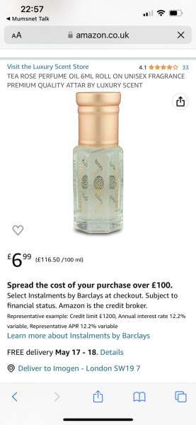 Rose perfume