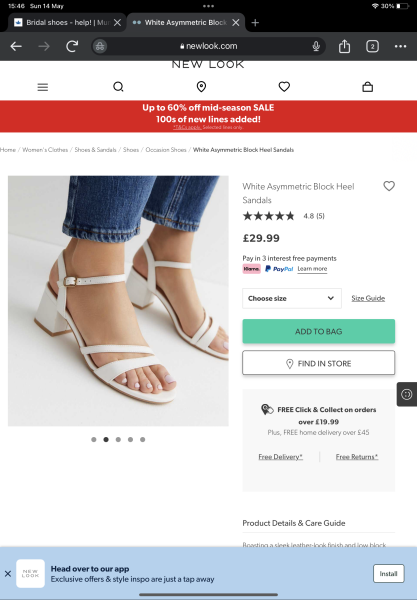 Bridal shoes - help!