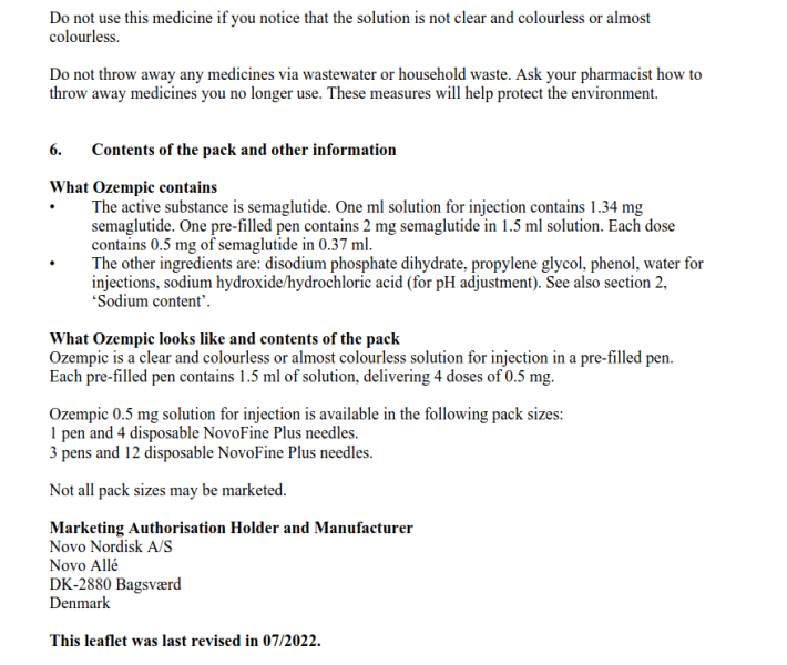 Ozempic - For those of us a few months in