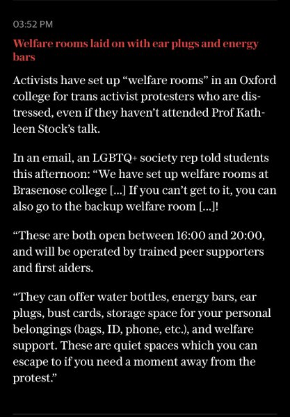 Seeing Kathleen Stock at the Oxford Union 
