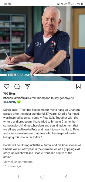 BBC CASUALTY - terror rampage death guilt 