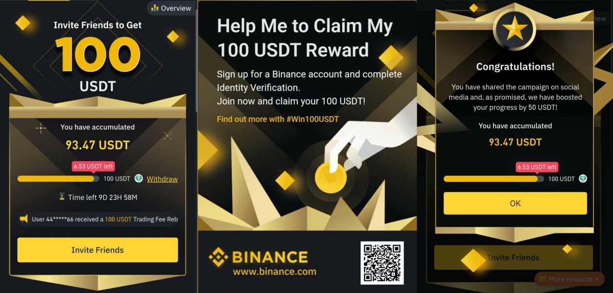 Binance £80 free no deposit 