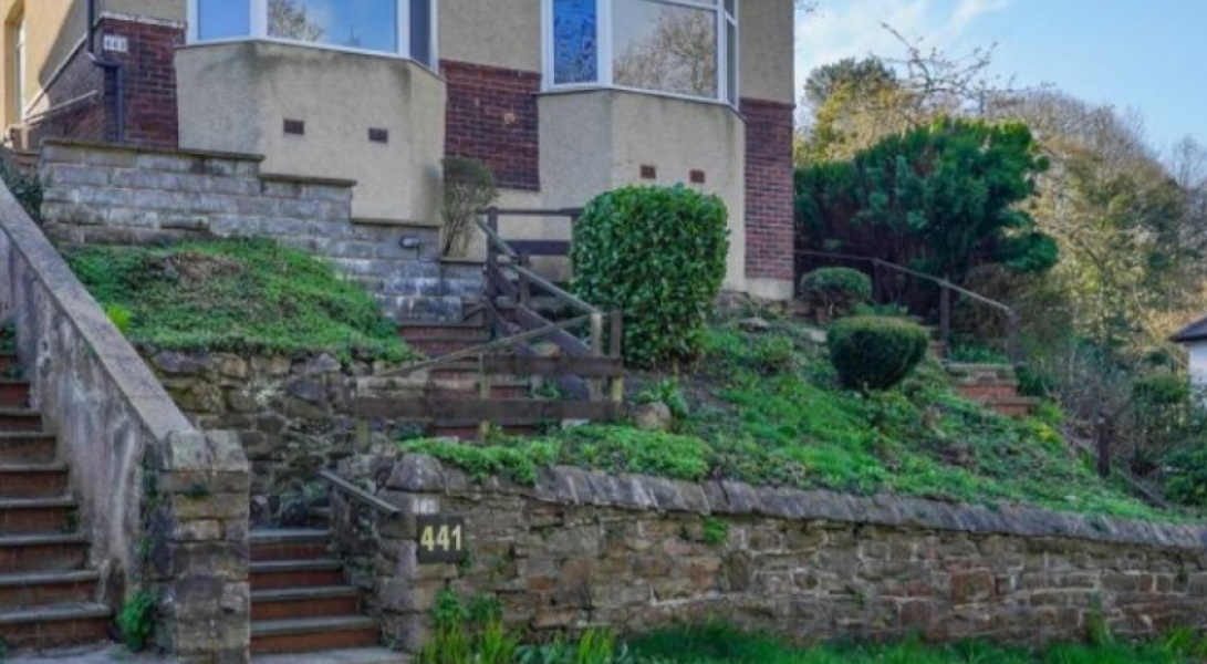 Replacing steep steps to access property