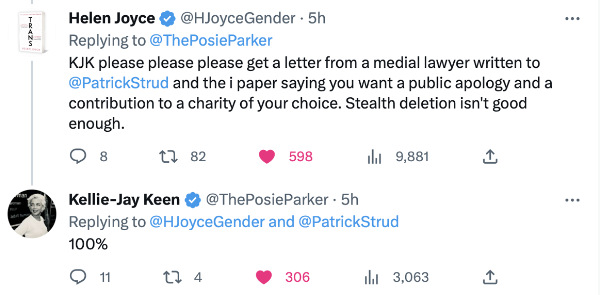 JK Rowling sticking up for KJK