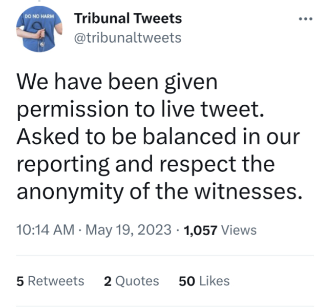 Denise Fahmy taking Arts Council England to an Employment Tribunal because she has been harassed for being gender critical.