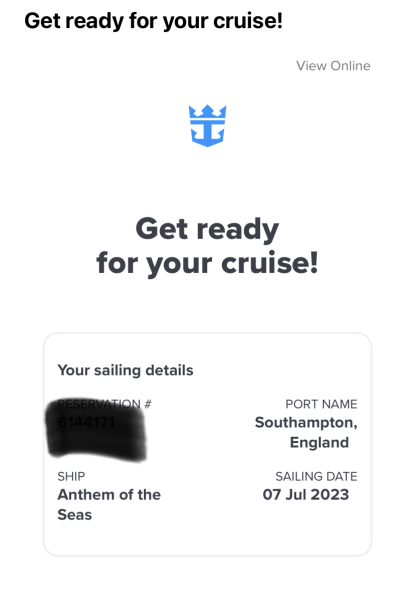 Royal Caribbean changing cruise price after paying