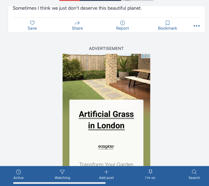 To spread awareness of the toxicity of plastic grass?