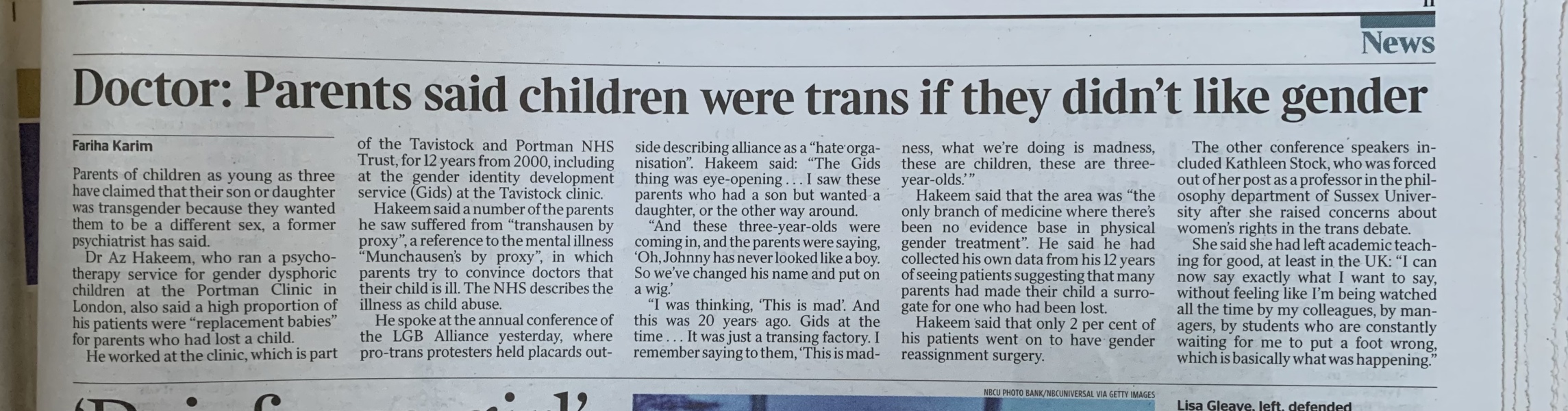 Would you be concerned... 4 year old "trans" 