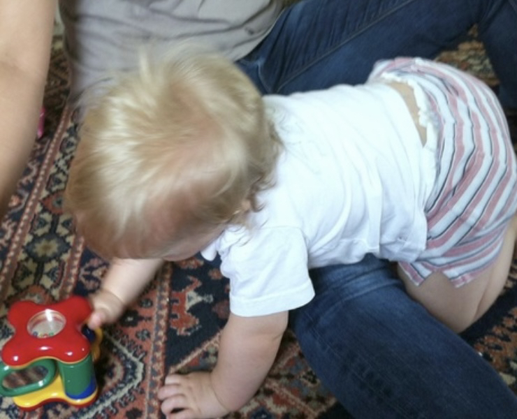 Baby development.