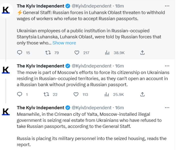 Ukraine Invasion: Part 40