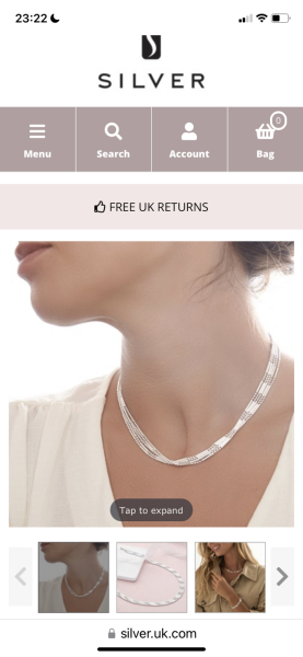 Find me the perfect silver necklace
