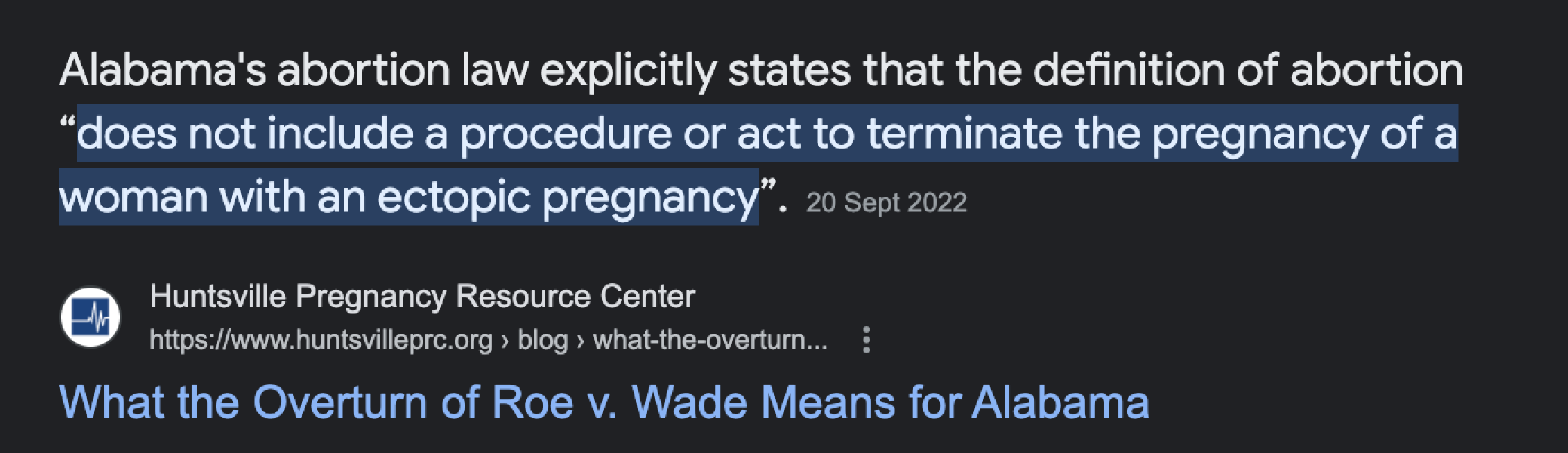 That most people don't realise quite how awful the impact of overturning Roe v Wade is in the US?