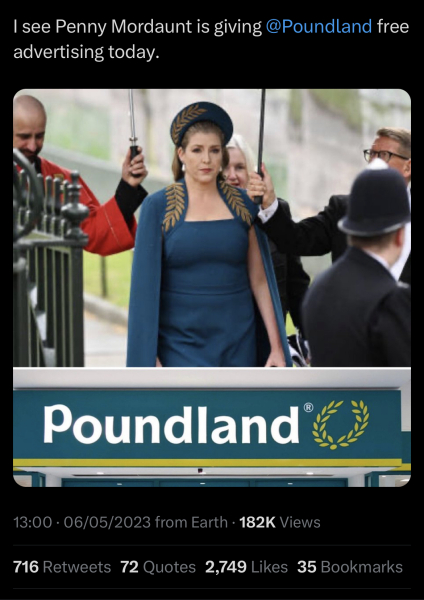 Emily Thornberry has a momentary girl crush on Penny Mordaunt and other coronation unintended consequencies - just a jokey thread