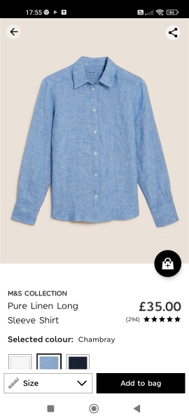 Over sized linen shirt