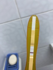 Faint line