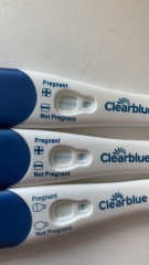 Clear blue