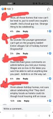 To feel disgusted with this article when families are being made homeless every day