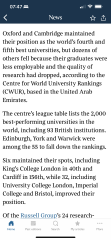 Looking to the five years ahead, how worried are you about Uk universities? 