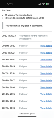 Why is my state pension forecast reduced when it says have 40 years full contributions