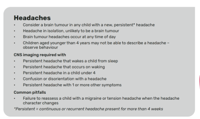 Shooting/Ice pick headaches in 7yo 